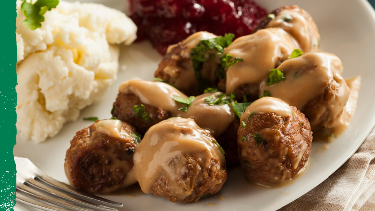 BOULETTES FRAÎCHES À LA SUÉDOISE