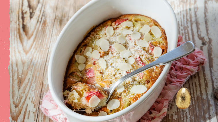 CLAFOUTIS À LA RHUBARBE