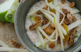 QUINOA AU LAIT POMME ET FRUITS SECS