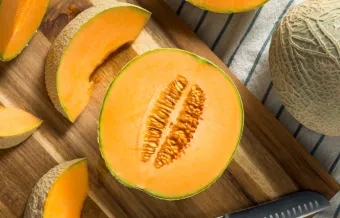 MELON EN CARPACCIO, INFUSION POIVRE VERVEINE