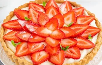 TARTE AUX FRAISES CRÈME MASCARPONE