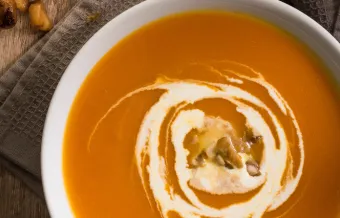 VELOUTÉ DE POTIRON AUX MARRONS