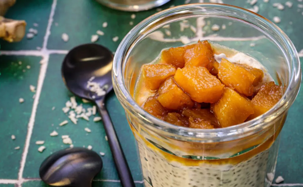 CHIA PUDDING COCO ANANAS GINGEMBRE