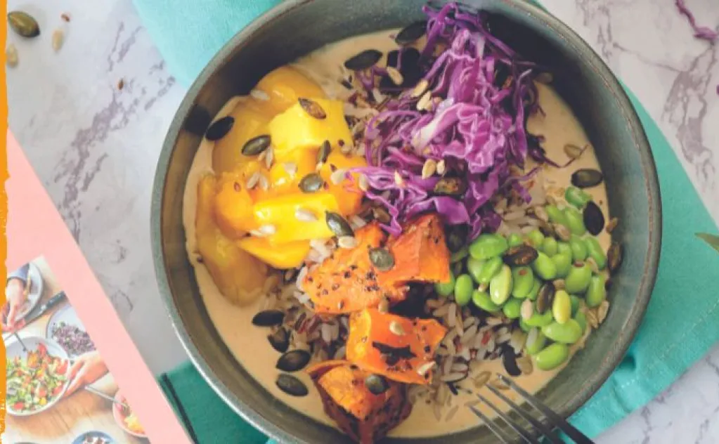 BOWL RIZ SAUVAGE PATATE DOUCE SAUCE CACAHUÈTE