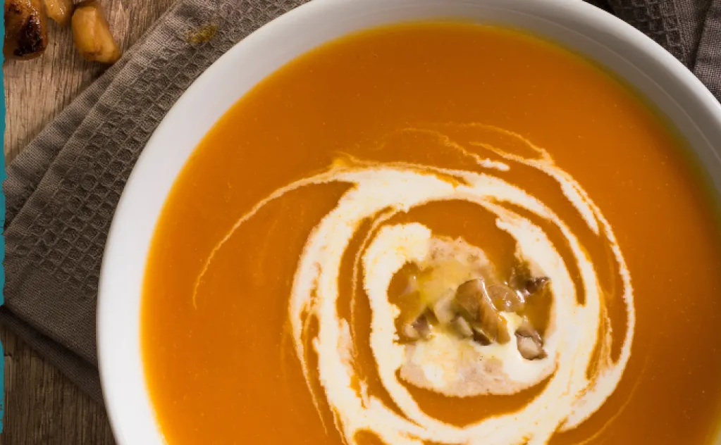 VELOUTÉ DE POTIRON AUX MARRONS
