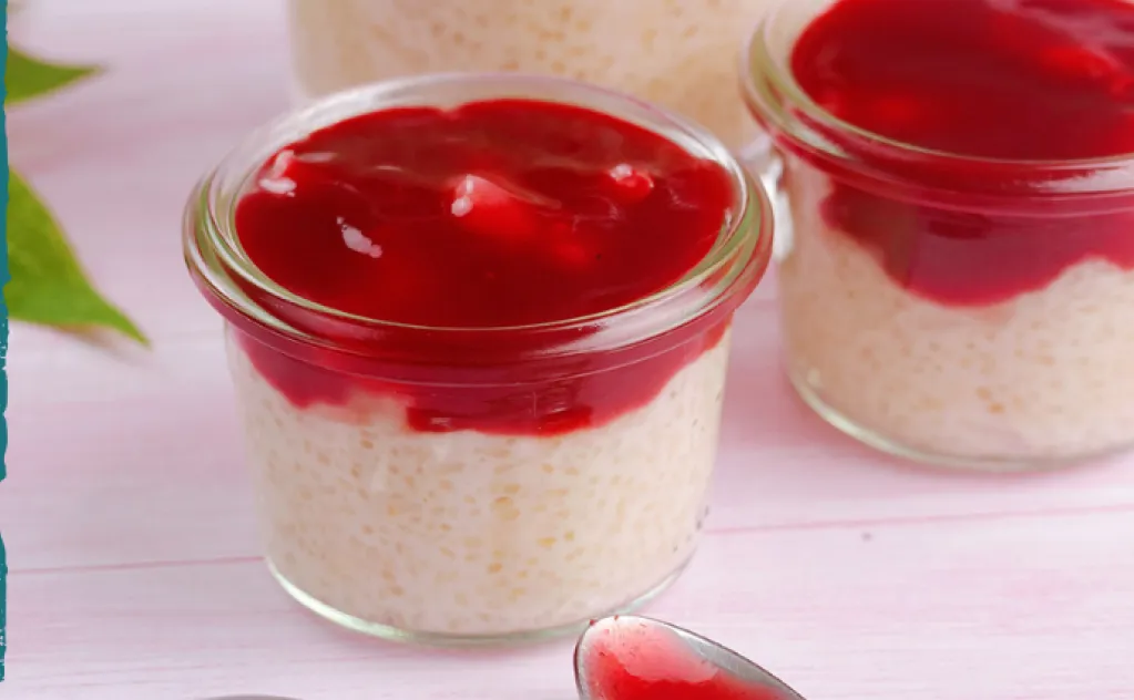 TAPIOCA COCO LITCHIS FRAMBOISE
