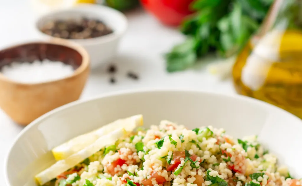 BOULGOUR CONCOMBRE ET TOMATE