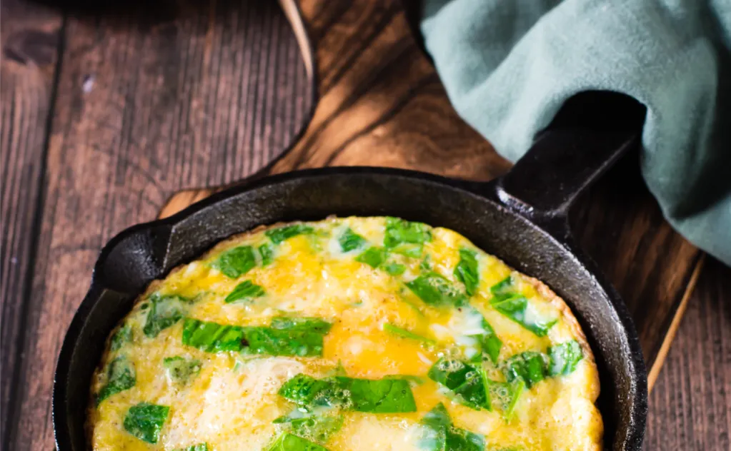 OMELETTE VERTE AUX HERBES